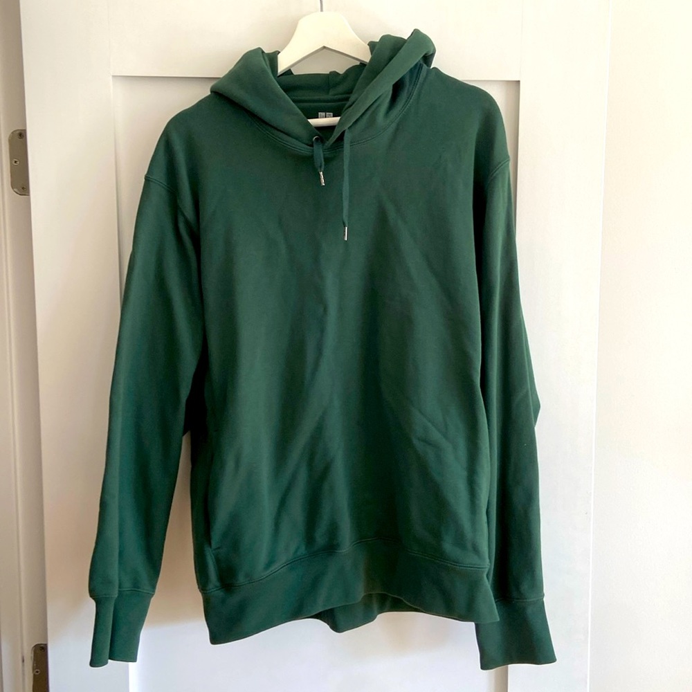 Uniqlo Green hoodie large